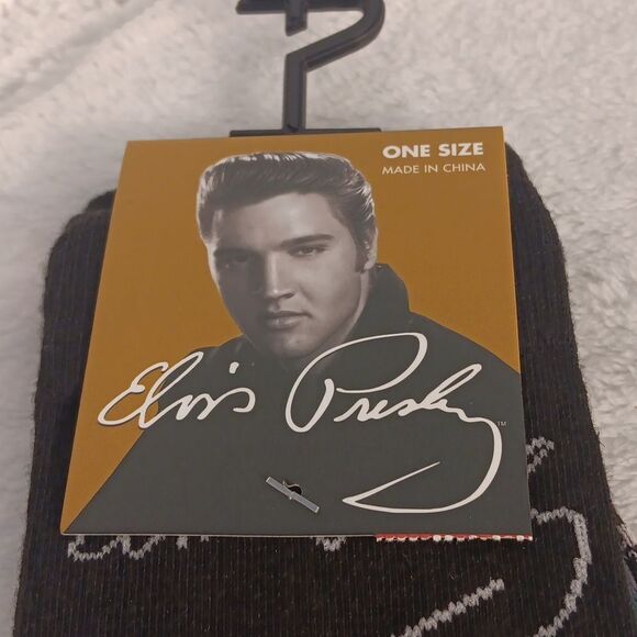 Elvis Signiture Black Socks - Picture 2 of 5